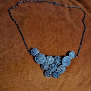 Elegant Black Statement Necklace